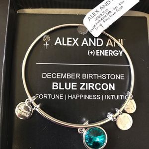 Alex and Ani Blue Zircon Bracelet